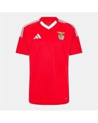 adidas - Jersey V-Neck Short Sleeve Competition T-Shirt - Lyst