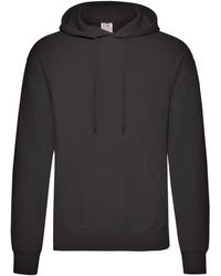 Fruit Of The Loom - Adults Classic Hooded Sweatshirt - Lyst