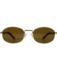 Prada - Oval Dark Prb53S Metal - Lyst