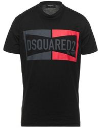 DSquared² - Built Tuff Boxed Logo Black T-shirt - Lyst