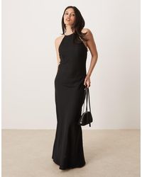 ASOS - Linen Racer Maxi Sundress - Lyst