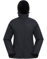 Mountain Warehouse - Ladies Arctic Faux Fur Lined Water Resistant Soft Shell Jacket (Jet) - Lyst