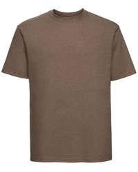 Russell - Ringspun Cotton Classic T-Shirt - Lyst