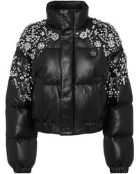 Philipp Plein - Leren Jas - Lyst