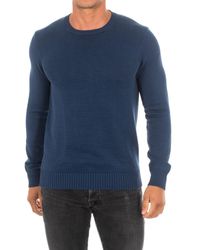 Hackett - Long-Sleeved Round Neck Sweater Hm701752 - Lyst