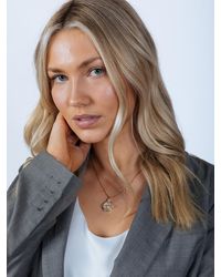 SVNX - Ivory Stone Clock Pendant Necklace - Lyst