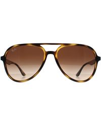 Ray-Ban - Aviator Polished Havana Gradient Rb4376 - Lyst