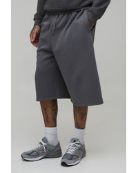 BoohooMAN - Tall Basic Jersey Jort - Lyst