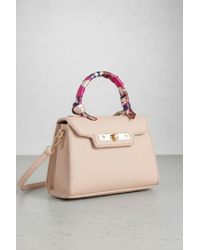 SVNX - Small Crossbody Bag With Scarf Handle - Lyst