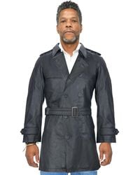 Infinity Leather - Trench Coat-Memphis Nappa Leather - Lyst