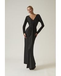 James Lakeland - Sculpted Maxi Dress - Lyst