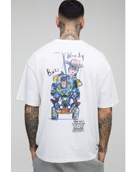 BoohooMAN - Tall Oversized Disney Toy Story License T-Shirt - Lyst