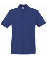 Fruit Of The Loom - Premium Short Sleeve Polo Shirt - Lyst