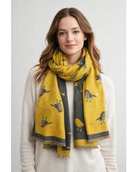 SVNX - Robin Embroidered Reversible Scarf - Lyst