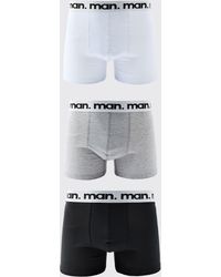 BoohooMAN - 3 Pack Coloured Boxers - Lyst