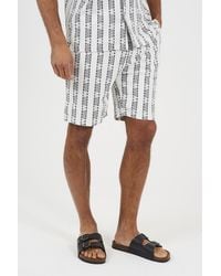 Brave Soul - Graphic Stripe Shorts - Lyst