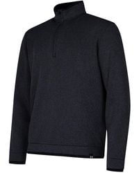 Under Armour - Quarter Zip Fleece Top - Lyst