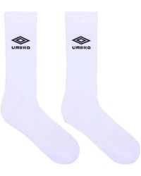 Umbro - Staple 1/2 Cushioned Terrycloth Sports Socks (Pack Of 3) - Lyst