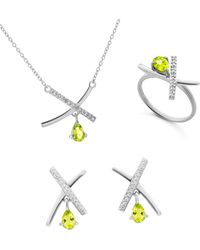 Orphelia - 'Charlotte' 925 Sterling Necklace - Lyst
