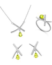 Orphelia - 'Charlotte' 925 Sterling Necklace - Lyst
