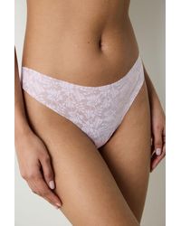 Penti - Low-Waist Lace Thong Panties - Lyst