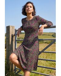 Roman - Square Neck Ditsy Dress - Lyst