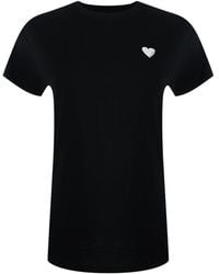 Moschino - Love Heart Logo T-Shirt Cotton - Lyst