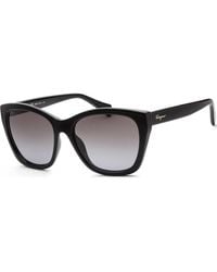 Ferragamo - Sf957S 56 001 Fashion Sunglasses - Lyst