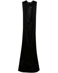 Ann Demeulemeester - Fida Long Open Back Draped Dress - Lyst
