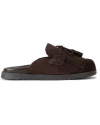 Steve Madden - Suede Maurea Dark Mules - Lyst