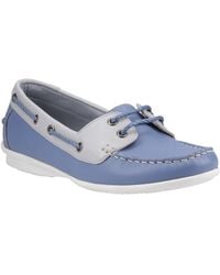 Hush Puppies - Irene Leather Boat Shoes - Lyst