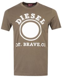 DIESEL - 1976 Varsity Logo Ivy T-Shirt - Lyst