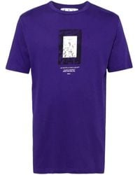 Off-White c/o Virgil Abloh - Paint Mirror Logo Slim Fit T-Shirt - Lyst