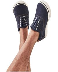 Crew - Padstow Cotton Canvas Casual Trainers - Lyst