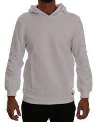Daniele Alessandrini - Pullover Hodded Cotton Sweater - Lyst