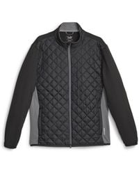 PUMA - Golf Frost Quilted Jacket - Lyst