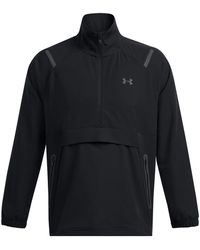Under Armour - Unstoppable Solid Patterned Anorak Jacket With Drawstring - Lyst