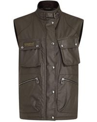 Belstaff - Waxed Edition Dark Gilet Jacket Cotton - Lyst