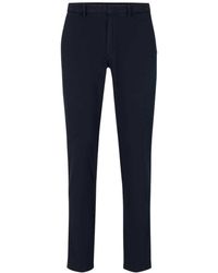 BOSS - Kaito1 Slim Chinos (Dark) - Lyst
