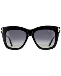 Tom Ford - Square Shiny Smoke Gradient Polarized - Lyst