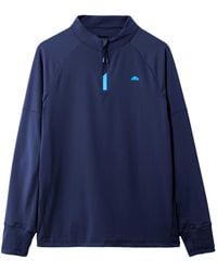 Ellesse - Musica Quarter Zip Long-Sleeved T-Shirt - Lyst