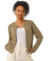 Roman - Petite Broderie Hem Stretch Top - Lyst