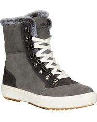 Trespass - Ladies Korinna Suede Lace Up Snow Boots - Lyst