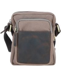 Fenland Sheepskin - Real Leather X Canvas Flight Bag - Lyst