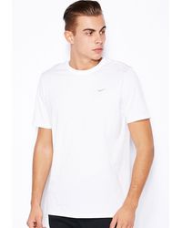 Nike - T Shirt With Embroidered Swoosh Cotton - Lyst