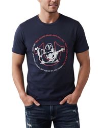 TRUE RELIGION - 108038 T Shirts Short Sleeve Casual Cotton Summer Soft Top - Lyst