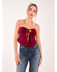Pink Vanilla - Keyhole Butterfly Bandeau Top - Lyst