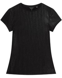 Ted Baker - Katrino Metallic Short Sleeve Crew Neck T-Shirt - Lyst