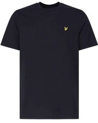 Lyle & Scott - Brand Chest Logo Dark T-Shirt - Lyst