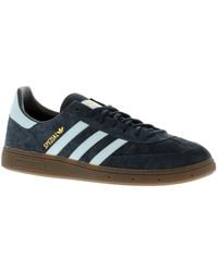 adidas Originals - Handball Spezial Leather Upper Trainers Seven Eyelet Lace Fastening Classic 3 Stripe De - Lyst